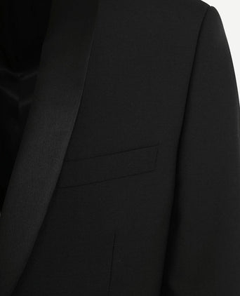 Suitable blazer manhatten wolmix zwart