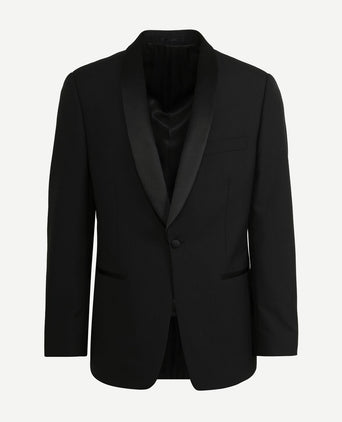 Suitable blazer manhatten wolmix zwart