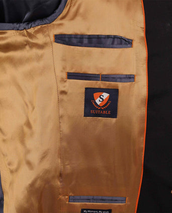 Suitable blazer njaro wol donkerblauw