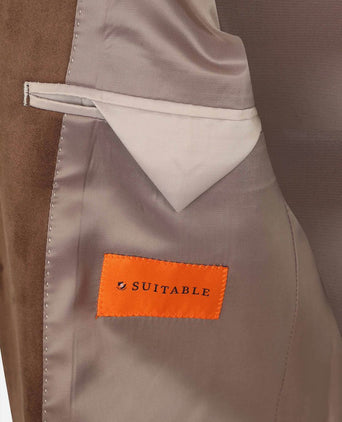 Suitable blazer pasetta cognac | Slim-fit