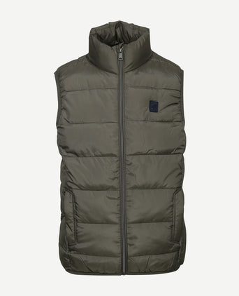 Suitable bodywarmer mountain donkergroen | Slim-fit