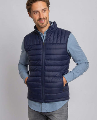 Suitable bodywarmer donkerblauw | Slim-fit