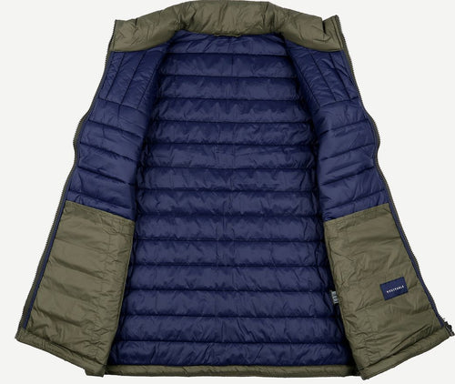 Suitable bodywarmer olijfgroen | Slim-fit