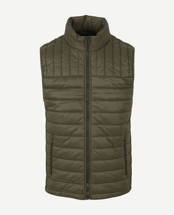 Suitable bodywarmer olijfgroen | Slim-fit