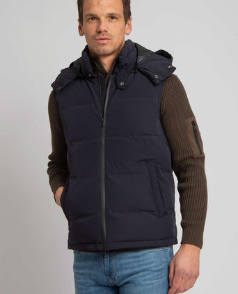 Suitable bodywarmer the donkerblauw | Slim-fit
