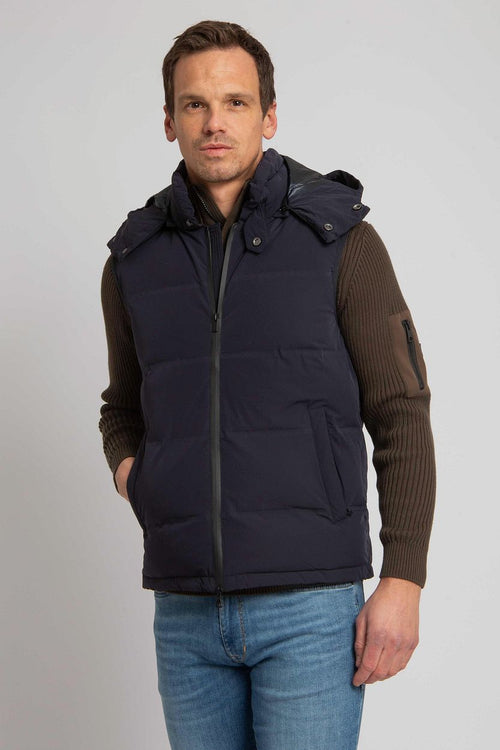 Suitable bodywarmer the donkerblauw | Slim-fit