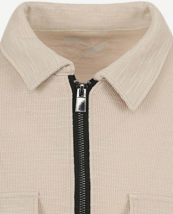 Suitable boed overshirt ecru | Regular-fit