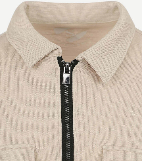 Suitable boed overshirt ecru | Regular-fit