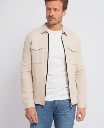 Suitable boed overshirt ecru | Regular-fit