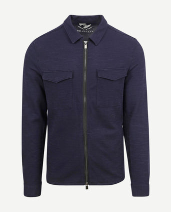 Suitable boed overshirt donkerblauw | Regular-fit