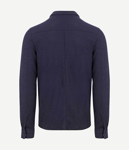 Suitable boed overshirt donkerblauw | Regular-fit