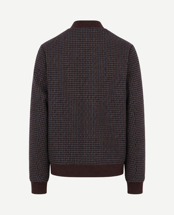 Bomberjack pepita bordeaux