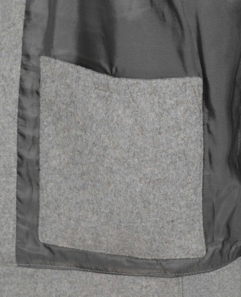 Suitable bomberjas flanel grijs | Regular-fit