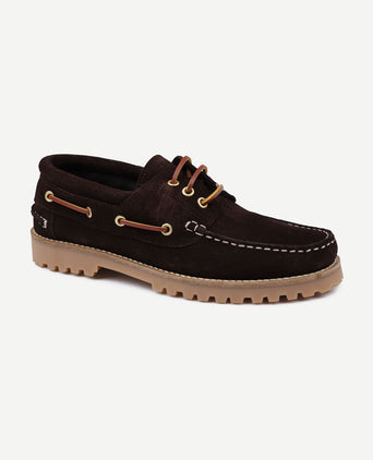 Bootschoenen suede bruin