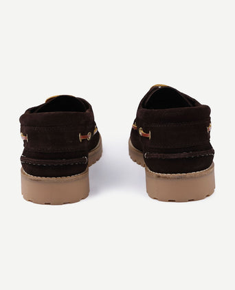 Bootschoenen suede bruin