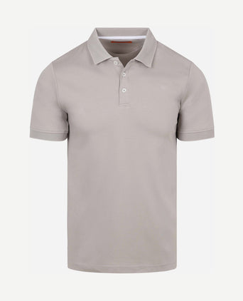 Boris liquid poloshirt greige