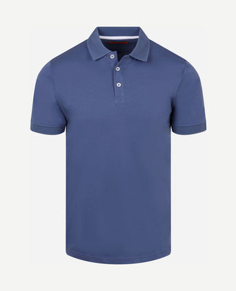Boris liquid poloshirt royal blue