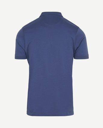 Boris liquid poloshirt royal blue