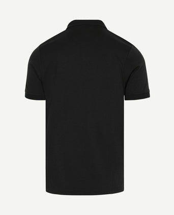 Boris liquid poloshirt zwart