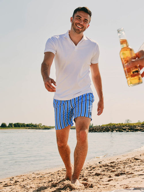 Suitable boris poloshirt wit | Slim-fit