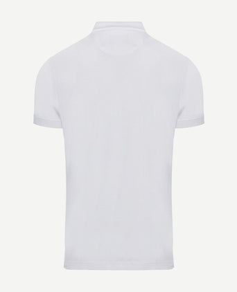 Suitable boris poloshirt wit | Slim-fit