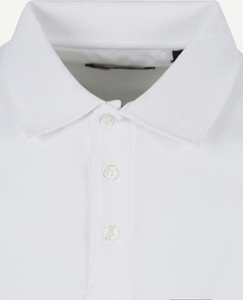 Suitable boris poloshirt wit | Slim-fit