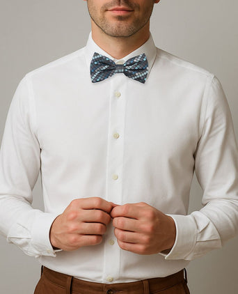 Suitable bowtie squared turquoise