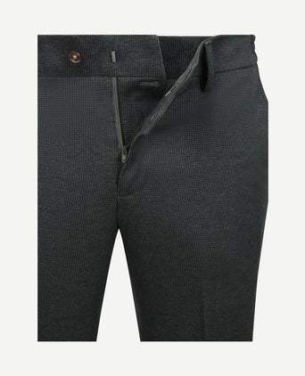 Aiden pantalon houndstooth forest