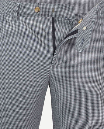 Das pantalon houndstooth donkerblauw