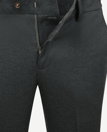 Aiden pantalon houndstooth forest