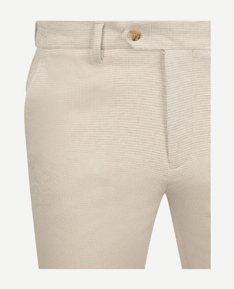 Das pantalon houndstooth sand