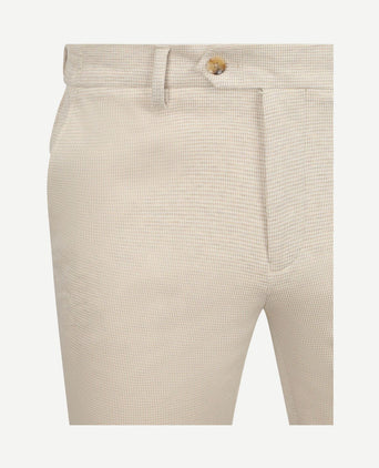 Das pantalon houndstooth sand