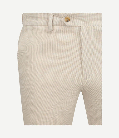 Das pantalon houndstooth sand