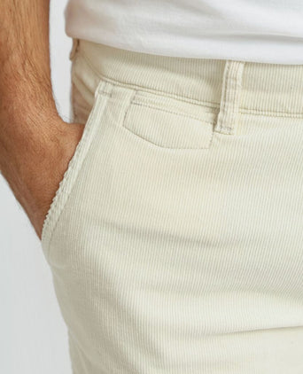 Chino Plato corduroy off white