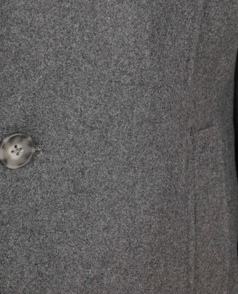 Steppin' Out caban coat wol grijs | Slim-fit