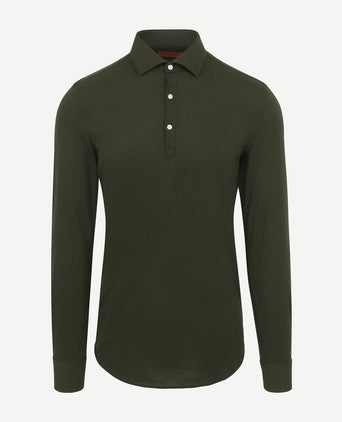 Camicia poloshirt donkergroen
