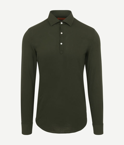 Camicia poloshirt donkergroen