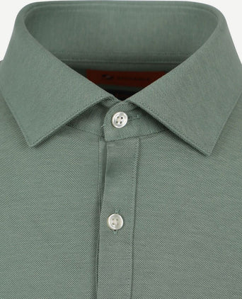 Suitable camicia poloshirt groen | Slim-fit