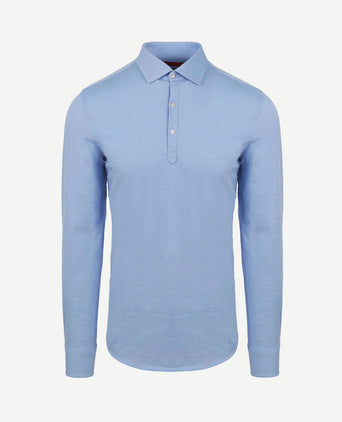 Camicia poloshirt lichtblauw