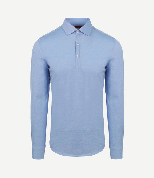 Camicia poloshirt lichtblauw