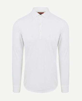 Suitable camicia poloshirt wit | Slim-fit