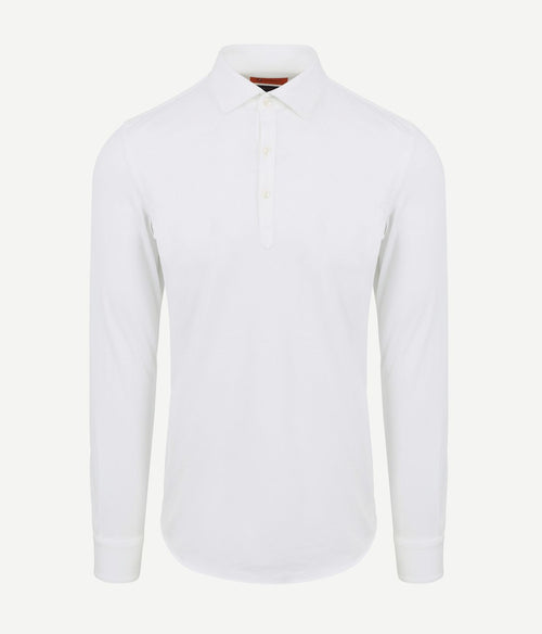 Suitable camicia poloshirt wit | Slim-fit