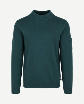 Canes pullover turtle donkergroen
