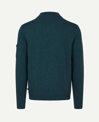 Canes pullover turtle donkergroen