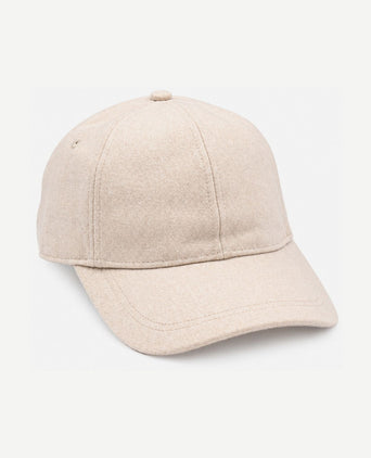 Cap wool blend ecru