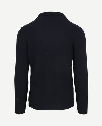 Cardigan button aaron donkerblauw