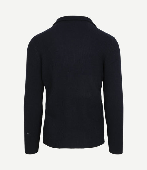 Cardigan button aaron donkerblauw