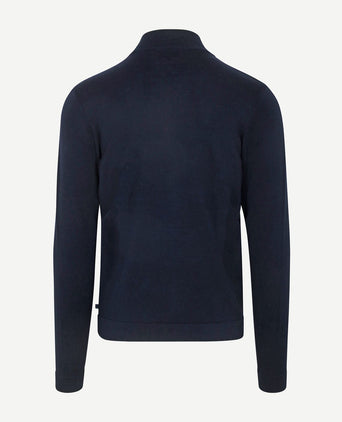 Suitable cardigan cadir donkerblauw | Slim-fit