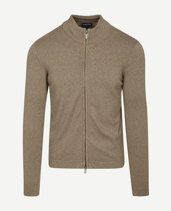 Suitable cardigan cadir sand | Slim-fit