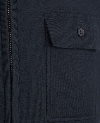 Cardigan canes donkerblauw